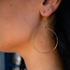 You won’t want to take these hoop earrings off - they are effortless, light and comfortable to wear all day and into the evening. These handmade earrings are perfect for everyday wear. This item is part of the “Hope Line” which consists of introductory pieces made by our new artisans, and tell a powerful story of fresh beginnings. The artisans first learn how to wrap while making these earrings! Included with your purchase of the brass Olivia Earrings will be a polishing cloth and instructions o Fresh Beginnings, How To Wrap, The Hope, Handmade Earrings, Silver Earrings, Silver Tone, Everyday Wear, Hoop Earrings, Drop Earrings