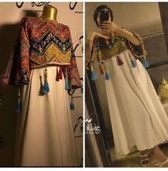 #fashion#latestdress Simple Dress Casual, Modest Dresses Fashion, Velvet Dress Designs, Latest Dress Design, Trendy Shirt Designs, Long Frock, Afghan Clothes, Dresses Traditional