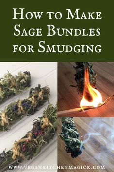 how to make sage bundles for smudges