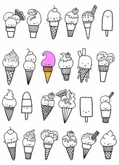 an image of some ice cream cones on the webpage, and it looks like they are