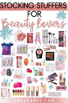 Beauty stocking stuffers are so cute and can be very affordableTodayI am giving you lots of beauty gift ideas to buy your loved ones this ChristmasCheck out these beauty stocking stuffers $30 and underchristmasgifts stockingstuffers beautystuffers beauty giftguides beautygiftguids Stocking Stuffers Ideas, Beauty Stocking Stuffers, Stocking Stuffers For Teens, Stocking Stuffers For Girls, Christmas Gifts For Teen Girls, Beauty Products Gifts, Perfect Stocking Stuffers