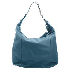 Bottega Veneta blue hobo bag updated with signature Intrecciato detailing on the sides and shoulder strap. Features top zip closure, gunmetal tone hardware, one inside zip pocket, two inside slip pockets and suede lining. Made in Italy. Measurements: 13 inches W x 15 inches H x 7.5 inches D. Shoulder strap: 9 inches drop. Unworn condition. Comes with dust bag. Bottega Veneta Mini Pouch, Bottega Veneta Pouch, Brown Leather Messenger Bag, Bottega Veneta Cassette, Bottega Veneta Bags, Brown Leather Shoulder Bag, Zero Tolerance, Bottega Veneta Shoulder Bag, Purple Leather