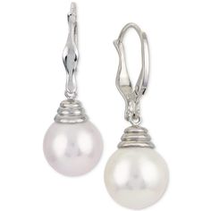 in stock Classic Pearl Earrings From Macy's For Anniversary, Classic Macy's Pearl Earrings For Anniversary, Macy's Classic Pearl Earrings For Anniversary, Macy's Classic Pearl Anniversary Earrings, White Macy's Earrings For Gift, Classic Drop Earrings With Lever Back, Classic Drop Earrings With Lever Back Ear Wires, Classic Round Earrings With French Hook, Classic Macy's Pearl Earrings For Formal Occasions