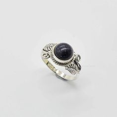 Blue Goldstone Ring | Gemstone Ring | Statement Rings | Handmade Rings | Sterling Silver Rings | Birthday Gift | Rings For Her | Women Rings * Gemstone : Blue Goldstone * Weight : 3.5 Gram Approx * Stone Shape : Round * Stone Size : 8 mm * All our work is custom made by hand with Love and Care in our workshop ♡ Blue Goldstone Pendants https://www.etsy.com/shop/silverjewelryexim925?ref=seller-platform-mcnav&search_query=Blue+Goldstone+pendants Blue Goldstone Earrings https://www.etsy.com/shop/silverjewelryexim925?ref=seller-platform-mcnav&search_query=Blue+Goldstone+earrings Blue Goldstone Rings https://www.etsy.com/shop/silverjewelryexim925?ref=seller-platform-mcnav&search_query=Blue+Goldstone+rings 》W H Y T O W E A R S I L V E R《 As a metal, silver has significant health benefits that hav Goldstone Ring, Birthday Gift Ring, Rings Gemstone, Rings Sterling Silver, Rings Handmade, Blue Goldstone, Birthday Ring, Handmade Rings, Ring Women