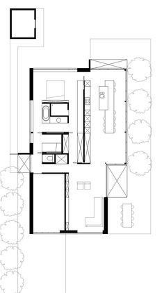 the floor plan for a small house