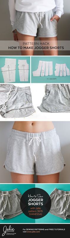 how to make shorts for women