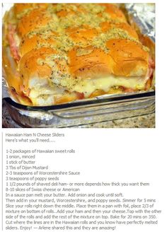 an image of a casserole dish with ham and cheese on it's side