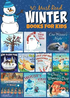 Winter Books For Kids, Winter Read Alouds, Winter Lesson Plan, January Books, Preschool Winter, Books For Toddlers, Winter Classroom, Winter Kindergarten, Winter Reads