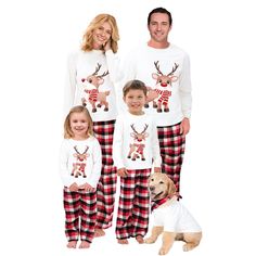 PRICES MAY VARY. Elevate Your Festive Family Tradition with Matching Pajamas:Unwrap the joy of the holiday season with our Christmas Pajamas Family Matching Set – a perfect blend of style, comfort, and family togetherness. High-Quality Materials for Long-Lasting Comfort:Crafted with care, the tops are made of a soft cotton blend while the trousers feature a durable polyester-cotton fabric. No pilling, no fading - these PJs are designed for long-lasting softness and comfort. They're also a breeze Reindeer Pajamas, Christmas Pjs Family, Family Matching Pajamas, Christmas Pyjamas, Dirndl Outfit, Matching Family Christmas Pajamas, Family Pajama Sets, Christmas Jammies, Matching Christmas Pajamas