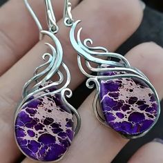 Beautiful Purple Swirl Earrings Stainless Steel Posts All Jewelry 4 For $20 6 For $25 Elegant Purple Jewelry For Summer, Elegant Purple Summer Jewelry, Elegant Summer Purple Jewelry, Casual Silver Single Earring, Casual Single Silver Earring, Casual Metal Jewelry For Parties, Casual Silver Earrings For Party, Casual Metal Drop Earrings, Silver Casual Summer Earrings