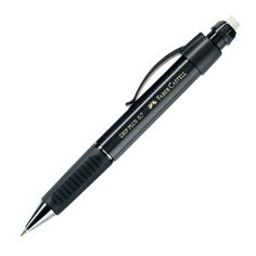 a pen that is black and has writing on the side with gold trimmings