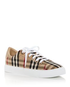 Burberry Women's Albridge Lace Up Sneakers Goal List, Beige Outfit, Lace Up Sneakers, Burberry Shoes, All About Shoes, Burberry Women, Low Top Sneakers, Really Cute Outfits, Sneakers Online