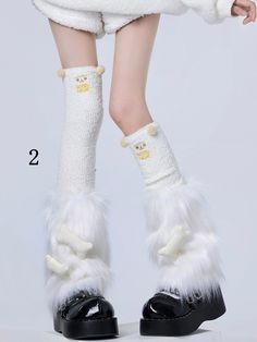 The price is for a pair of leg warmers and a pair of socks only, others are not included. Faux Fur Leg Warmers, Male Steampunk, Steampunk Fashion Female, Fur Leg Warmers, Steampunk Fashion Male, Gothic Skirts, Invisible Socks, Steampunk Accessories, Detachable Collar