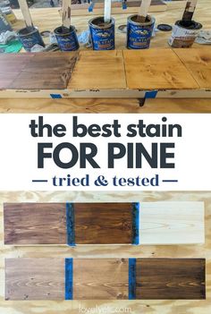 the best stain for pine is tried and tested