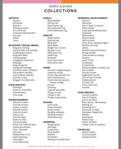 a list of different types of words and numbers