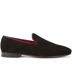 BLACK SUEDE LOAFER - Ron Tomson