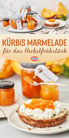 Diese köstliche Kürbismarmelade leuchtet auf dem Frühstückstisch. Verfeinert mit Vanille und Zimt schmeckt sie herrlich fruchtig und lecker. Dr. Oetker Rezepte, Kürbis Marmelade Rezepte, Kürbis Marmelade mit Apfel, Kürbis Apfel Marmelade Rezept, Frühstücksideen, Herbstfrühstück, Brunch Ideen, Kürbis einkochen, Kürbis Rezepte, Herbst Rezepte, Brunch Rezepte Garden Cooking, Party Buffet, Weird Food, Seasonal Food, Happy Meal, Party Snacks, Pumpkin Recipes, Soul Food