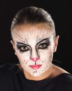 Halloween cat Sarah Power, Kids Face Paint, Painted Faces, Face Painting Ideas, Face Painting Halloween, Special Effects Makeup, Halloween Costumes Makeup, Face Painting Designs, Fx Makeup