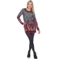 White Mark Women's Sandrine Embroidered Sweater Dress will make winter styling easy. Made with a scoop neckline and A-line which gives you the most flattering fit. This romantic print and soft blend of textures will keep you warm and stylish. White Mark Women's Sandrine Embroidered Sweater Dress looks great with tights and boots. Winter Floral Print Long Sleeve Mini Dress, Casual Winter Floral Print Mini Dress, Casual Winter Mini Dress With Floral Print, Winter Floral Print Mini Dress, Winter Floral Print Knee-length Mini Dress, Knee-length Winter Floral Mini Dress, Fall Jacquard Knit Sweater Dress, Casual Jacquard Knit Dresses For Fall, Dress Prints