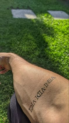 Men Tattoos Minimalist, Tattoos About Success, Tatos Men, Men Tatoos Arms, Tatoos Small Men, Latin Tattoo For Men, Cool Tats For Guys, Minimalist Tattoo Men Arm, Small Tattoos For Men On Arm