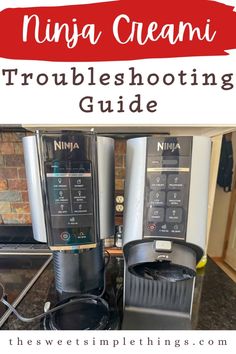 ninja cream troubleshooting guide for coffee makers