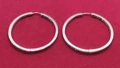 "Beautiful vintage silver plate hoop earrings with sparkly crystal pasted in good condition perfect to wear for everyday fashion measures 1.5\" in diameter." Elegant Small Hoop Silver Crystal Earrings, Elegant Silver Small Hoop Crystal Earrings, Silver Small Hoop Jewelry With Prong Setting, White Gold Hoop Earrings With Sparkling Stones, Diamond Rhinestone Hoop Earrings, Silver Hoop Earrings With Prong Setting, Dazzling Small Hoop Silver Jewelry, Dazzling Silver Small Hoop Jewelry, Diamond Hoop Earrings With Rhinestones