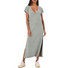 Fisoew Women’s Summer Casual T Shirt Dress Short Sleeve V Neck Loose Side Split Maxi Dresses Product Details Color: Grey Size: Large Brand: No Brand Mpn: Does Not Apply Upc: Does Not Apply Ean: Does Not Apply * Package Dimensions : 14.57 X 11.42 X 0.75 Inches; 5.29 Ounces * Department : Womens * Date First Available : March 2, 2024 Fisoew Women’s Summer Casual T Shirt Dress Short Sleeve V Neck Loose Side Split Maxi Dresses Product Details Color: Black Size: Large Brand: No Brand Mpn: Does Not Ap Maxi T Shirt Dress, Shirt Dress Short, Long Tshirt Dress, Side Split Maxi Dress, Casual T Shirt Dress, Francescas Dresses, Black Slip Dress, Split Maxi Dress, Striped Mini Dress