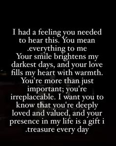 Touching Him Quotes, I Love You More Everyday Quotes, Inspiring Couple Quotes, Loving Thoughts For Him, I Love You Quotes For Wife, Marry Me Quotes Future Husband, I Always Got Your Back Quote, You Deserve The World Quotes For Him, To My Partner Quotes