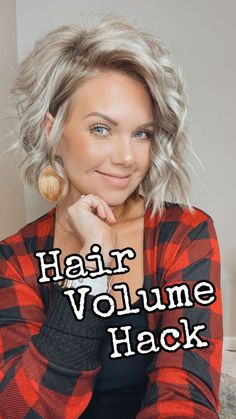 Short Hair Volume, Choppy Hairstyles, Short Hair Hacks, Hoco Hairstyles, Hair Volume, Hair Hoco, Hair Kids, Hairdos For Short Hair