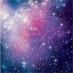 an image of stars in the sky with purple and blue colors on it, as well as