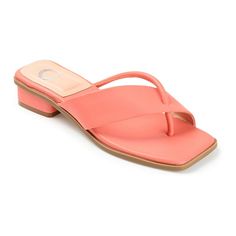 Step into a comfortable yet stylish look that will complement your warm-weather looks with these Journee Collection Mina Tru Comfort Foam women's heeled thong sandals.Click this FOOTWEAR GUIDE to find the perfect fit and more! Step into a comfortable yet stylish look that will complement your warm-weather looks with these Journee Collection Mina Tru Comfort Foam women's heeled thong sandals. Click this FOOTWEAR GUIDE to find the perfect fit and more! SANDAL FEATURES Multi-strap design Small bloc Professor Fashion, Wedding Shoes Pumps, Low Block Heel Sandal, Ladies Slippers, Platform Block Heels, Open Toed Heels, Stylish Sandals, Block Heel Sandals, Leather Finish