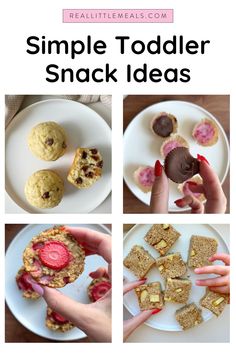 simple toddler snack ideas that are perfect for the little ones to enjoy and eat