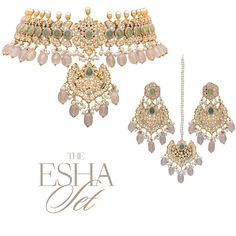 the esha set is an elegant statement piece