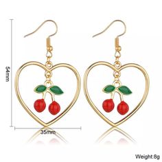 Super cute! ♥️ PRODUCT INFORMATION: Drop earrings Metal Zinc alloy material golden plated Trendy Dangle Hoop Earrings In Alloy, Trendy Gold Heart Earrings, Trendy Gold Plated Heart Earrings, Trendy Alloy Hoop Earrings, Gold Heart Hoop Earrings For Party, Gold Hoop Heart Earrings For Party, Heart-shaped Alloy Jewelry For Pierced Ears, Cute Heart-shaped Metal Jewelry, Trendy Heart-shaped Alloy Jewelry