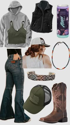 Cute Cowgirl Outfits, Casual Country Outfits, Country Fits, Country Outfit, Cute Cowgirl, Country Clothes, Western Fits