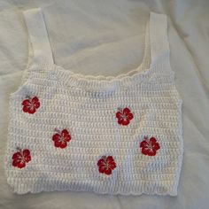 Never Worn. It Is Cute, Just Never Had A Good Time To Wear! Wild Fable, Crochet Top, Color White, Womens Tops, Crop Tops, Crochet, Women Shopping, How To Wear, White