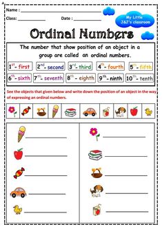 the worksheet for ordering numbers in order to be written