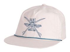 Vans Off The Wall Wanderer Surf Club Ivory Snapback Soft Crown Hat Camper Nwt Cream 5-panel Summer Hat, Mens Surf Style, Surf Style Men, Vans Surf, Wall Hats, Surf Hats, Dope Hats, Surf Brands, Surf Club