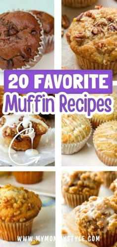 Discover the ultimate muffin recipes collection! Whether you crave a special breakfast or a quick sweet treat, we've got you covered. Muffins are not only easy to make but also a delightful activity to enjoy with your kids. Dive into our selection and find your new favorite muffin recipe today! Mammoth Muffins, Large Muffin Recipes, Best Muffin Recipes Ever, Muffin Mix Recipes, Assorted Muffins, Breakfast Muffins Recipes, Jumbo Muffin Recipes, Mini Muffin Recipes, Muffins Recipes Easy