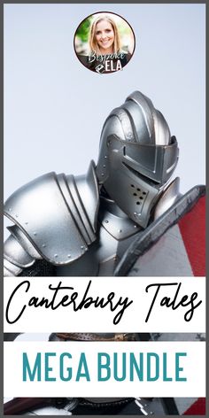 an image of a knight with text overlay that reads, canterbusy tales mega bundle