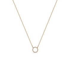 Circle Diamond Necklace, Diamond Circle Necklace, Jewelry Styles, Cable Chain Necklace, Everyday Luxury, Circle Diamond, Classic Jewelry, Circle Necklace, Everyday Luxuries