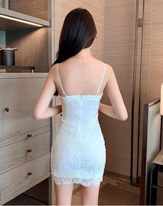 Season: Spring,Summer,Autumn,WinterSize:S,M,L,XLS:_Bust:76cm,Waist:64cm_, Length:78cmM:_Bust:80cm,Waist:68cm_,_Length:79cmL:_Bust:84cm,Waist:72cm_,_Length:80cm XL:_Bust:88cm,Waist:76cm_,_Length:81cm Color:White,Black Dress Length:ShortOccasion: Daily,Party,BeachFabric:Polyester,LacePackage Contents: 1* Dress, without Accessorie Summer Backless Mini Dress For Banquets, Summer V-neck Bodycon Dress, Elegant Spaghetti Straps Mini Dress For Banquet, V-neck Mini Dress For Banquet, Fitted V-neck Mini Dress For Banquet, Summer Banquet Mini Dress, Spring Bodycon Mini Dress For Banquet, Summer Bodycon Mini Dress For Banquet, Summer Mini Dress For Banquet