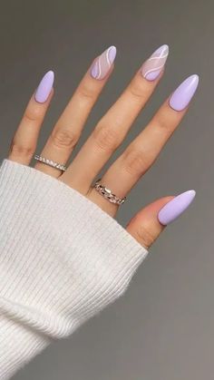 Minimalist Nails Gel Short, Cute Nail Art Summer, Cute Winter Nail Designs Simple, Cute Simple Nail Ideas Almond Shape, Simple Cute Acrylics, Simple Nail Designs Pastel, Short Almond Acrylic Nails Design Simple, Nail Ideas Pastel Colors, Simple Accent Nail Designs