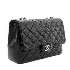 This Chanel Chocolate Brown Caviar Jumbo Classic Flap Bag is in pristine condition. A must have for any collector, the Jumbo Classic is elegant and timeless. Durable and textured chocolate brown caviar leather is quilted in signature Chanel diamond pattern. Silver interlocking CC twist lock secures the flap. Leather and chain entwined strap may be carried single or double. Dust bag included. Measurements: 12” x 8” x 3” Proudly offered from Only Authentics for $9,995.00. Payment by bank wire only Brand Name Bags, Ysl Shoes, Classic Flap Bag, Jimmy Choo Sunglasses, Trending Handbag, Birkin 25, Dior Shoes, Chanel Bags, Classic Flap