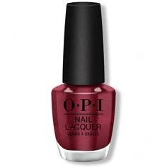 A berry deep, dark wine shade Deep Berry Nails, Opi Wine Colors, Opi Burgundy, Opi Gel Berry Colors, Deep Raspberry Nails, Opi Burgundy Nail Polish Gel, Opi Wine Nail Polish, Opi Burgundy Nail Polish, Opi Dark Red Nail Polish