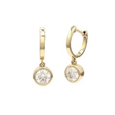 Rita Earrings - 1 1/4 Ct. T.W. - Earrings - 1000-2000 Diamond Huggie Earrings, Petite Style, Huggie Earrings, Diamond Stud, Petite Fashion, Huggies Earrings, Lab Diamonds, Diamond Studs, Hand Picked