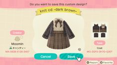 an animal crossing character is wearing a coat