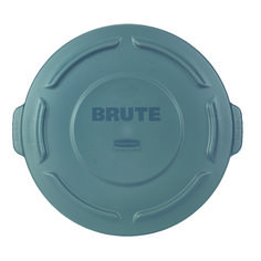 a blue frisbee with the words brute on it