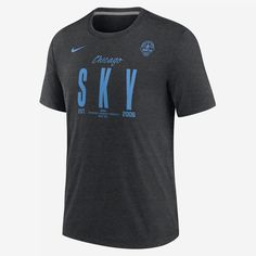 This Chicago Sky tee delivers soft comfort while boasting your squad loyalty, making this your next go-to layer as you cheer on your team. Sky Man, Wnba, Seattle, Nike Men, Chicago, Top Brands, Great Deals, Mens Shirts, Free Delivery