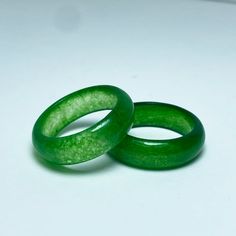 Delicate jade rings that bring protection to its wearer.  PRODUCT DETAILS: Hetian Green Jade: Size 8 1/2- 9 1/8 GanQing Dark Jade: Size 7 1/2- 10 Asian Lifestyle, Green Jade Ring, Pride 2023, Jade Rings, Jewelry Design Studio, Asian Designers, Edgy Jewelry, Modern Asian, Aaron Warner